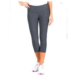 Nike Legend Heathered Gray Cropped Leggings M